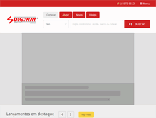 Tablet Screenshot of digiway.com.br